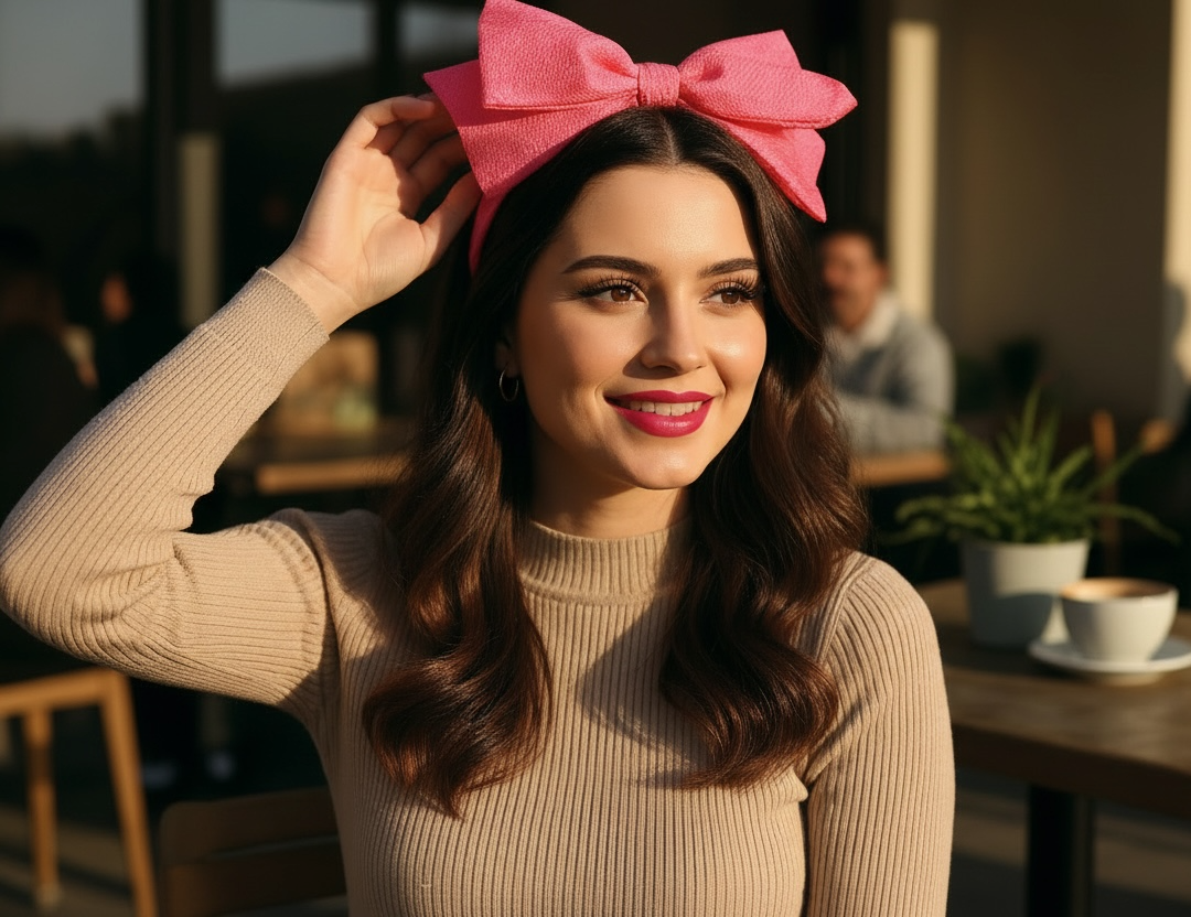 Hiuspanta ANNIE pinkki