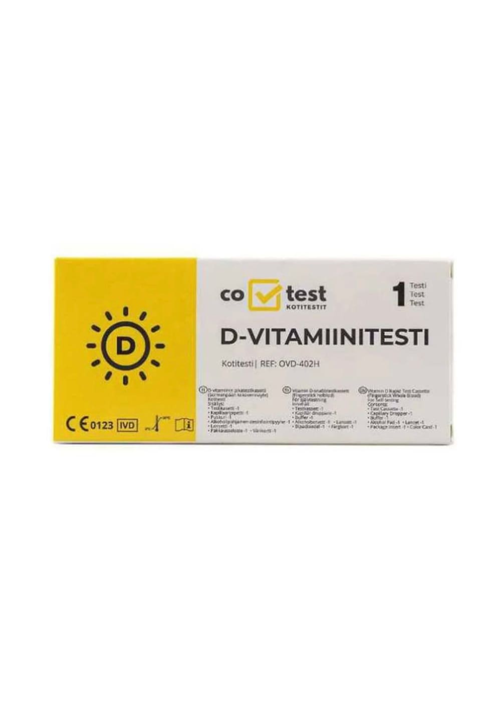 CO-TEST KOTITESTI D-VITAMIINITESTI | Kotitestit