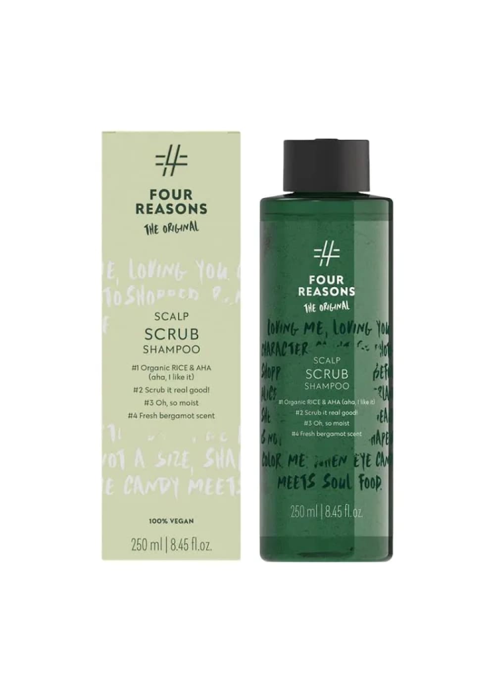 Four reasons original scalp scrub shampoo 250ml | Shampoot ja hoitoaineet