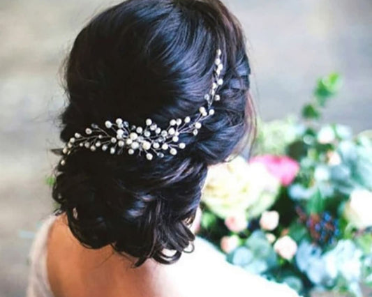 Hiuskoriste helminauha 45-50cm | Hiuskorut ja koristeet