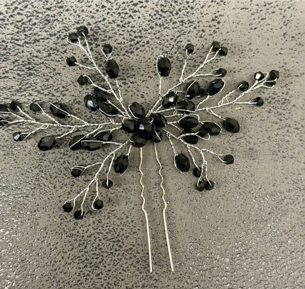 Hiuskoriste mustakivipinni | Hiuskorut ja koristeet