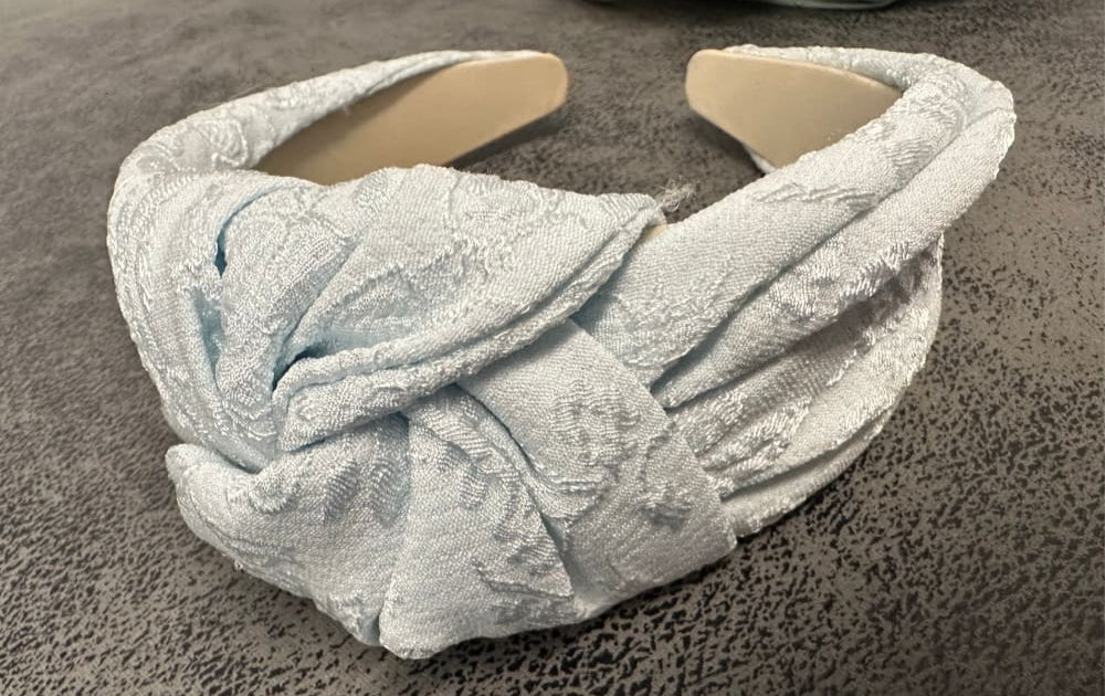 Hiuspanta isosolmu vaaleansininen | Hiuspannat