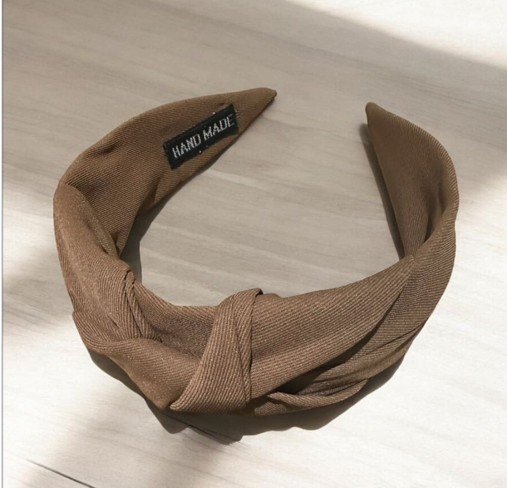 Hiuspanta solmutus ruskea | Hiuspannat