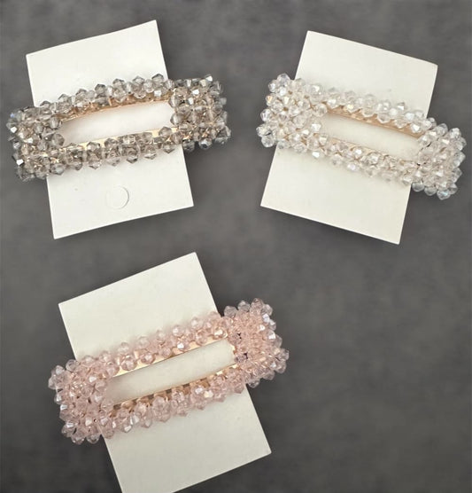 Hiuspinni kristallihelmi | Pinkki | Hiuskorut ja koristeet