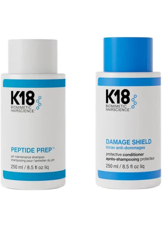 K18 Damage Shield Shampoo ja Hoitoaine Combo 250ml | Shampoot ja hoitoaineet