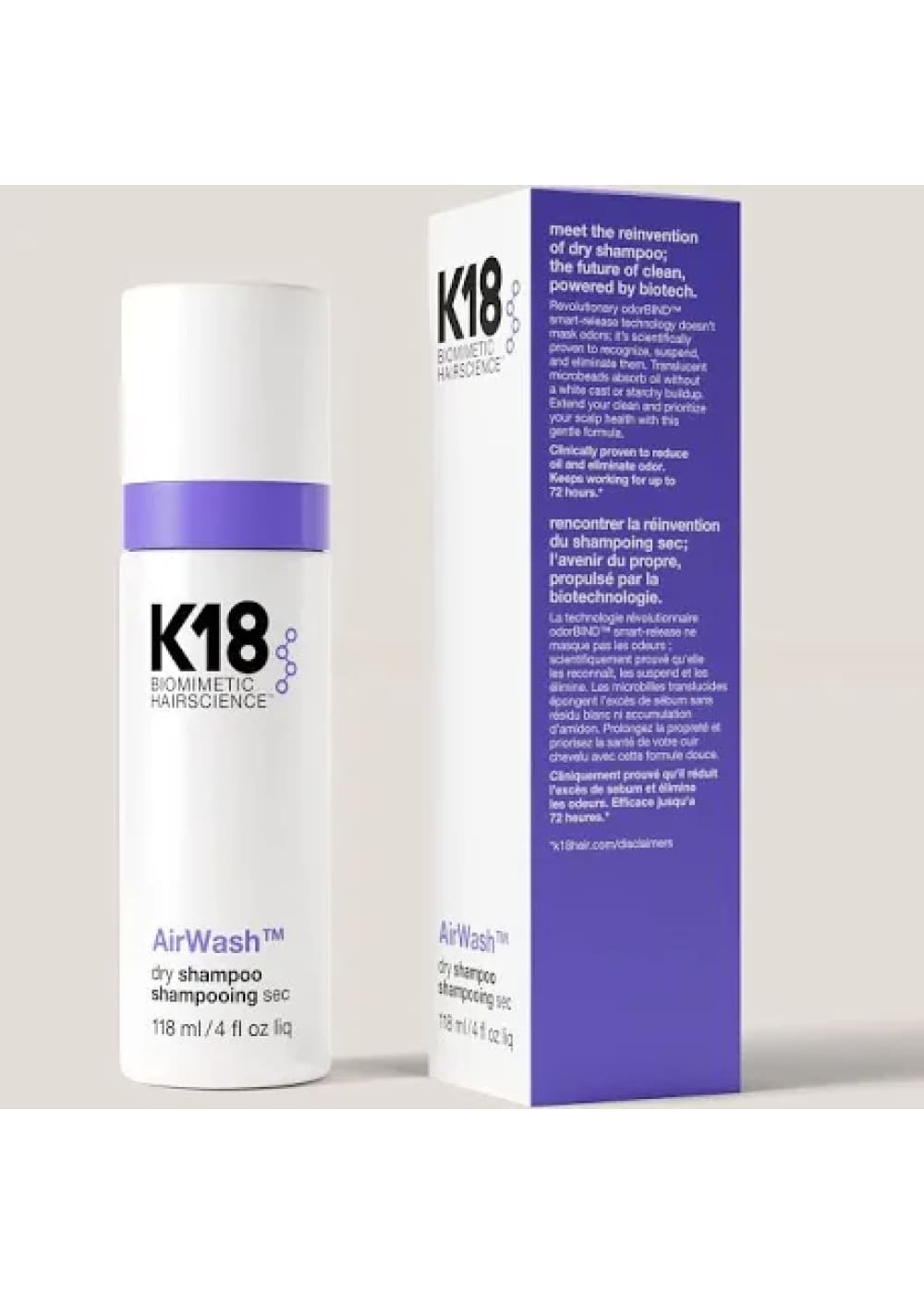 K18 kuivashampoo | kuivashampoo K-18 | Shampoot ja hoitoaineet