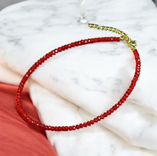 Kaulakoru punainenkiilto | Kaulakorut