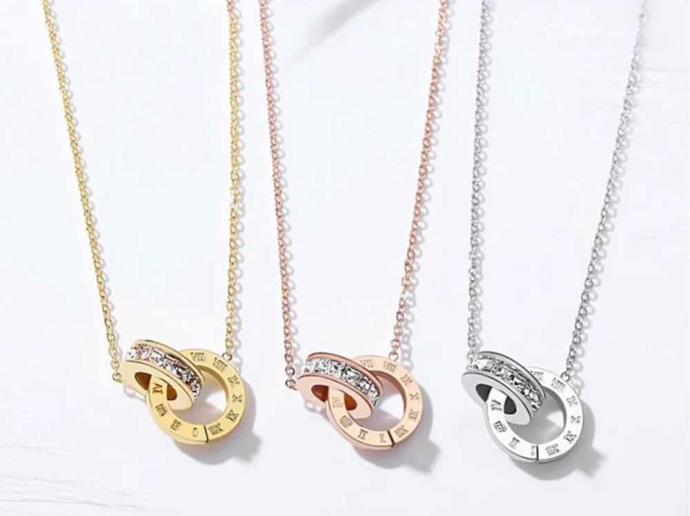 Kaulakoru rengas-kivi | hopea | Kaulakorut