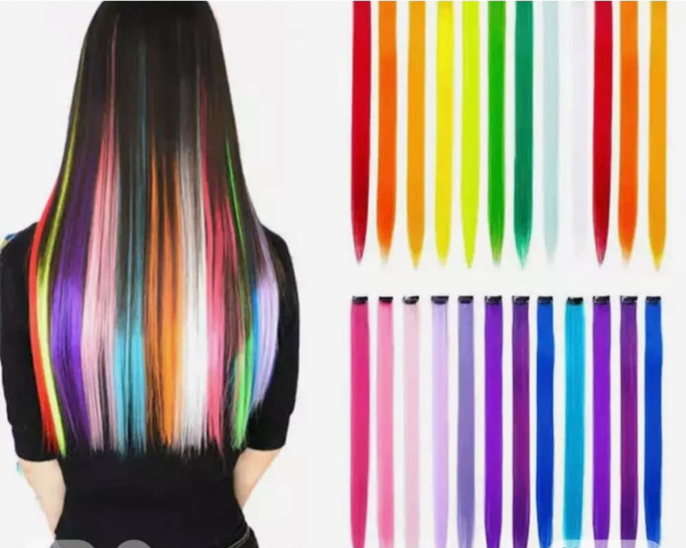 Klipsiraita värikäs | Hiuslisäkkeet