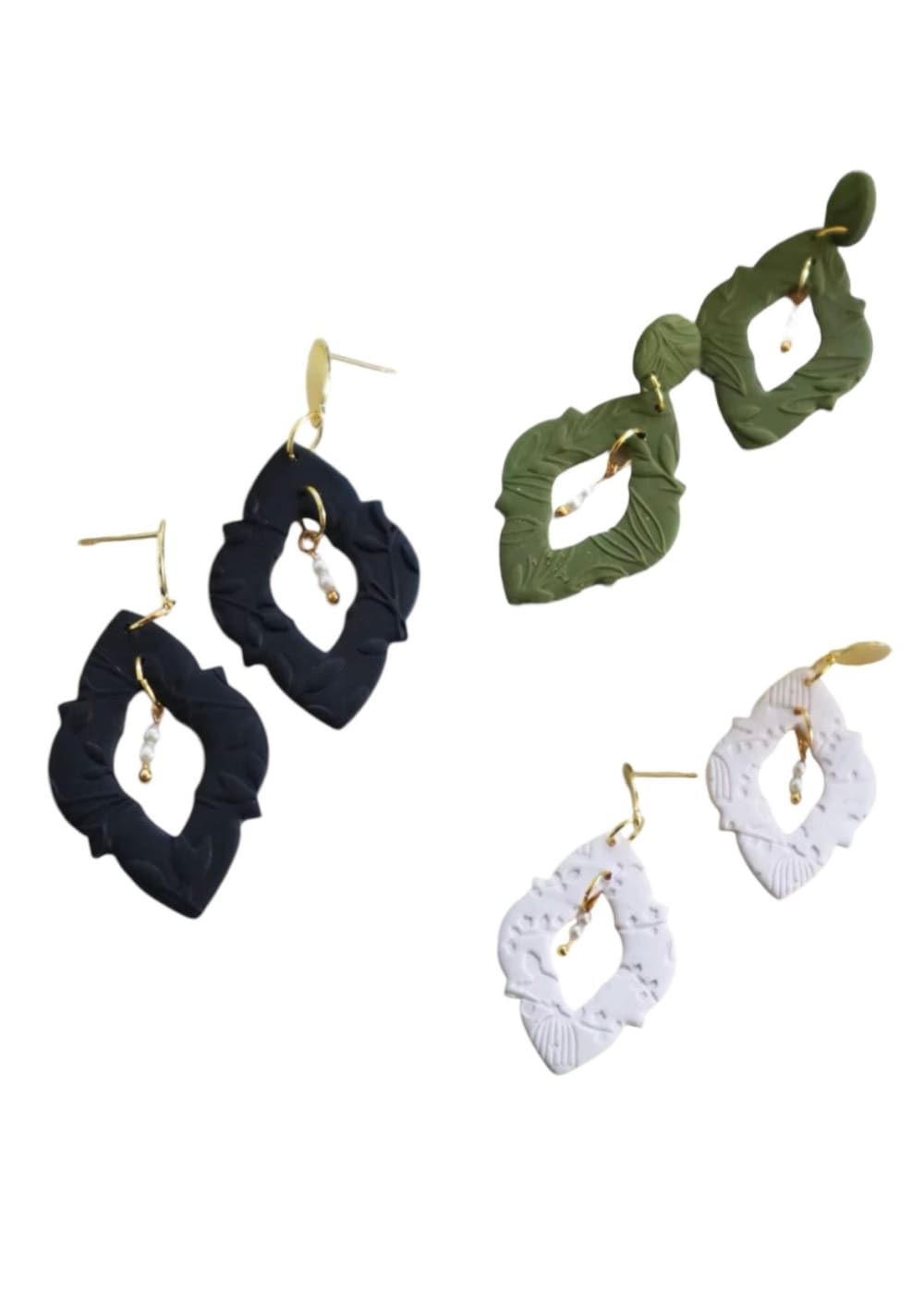 Korvakorut helmineliö | Valkoinen | Korvakorut