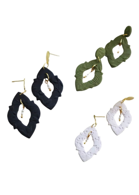 Korvakorut helmineliö | Valkoinen | Korvakorut