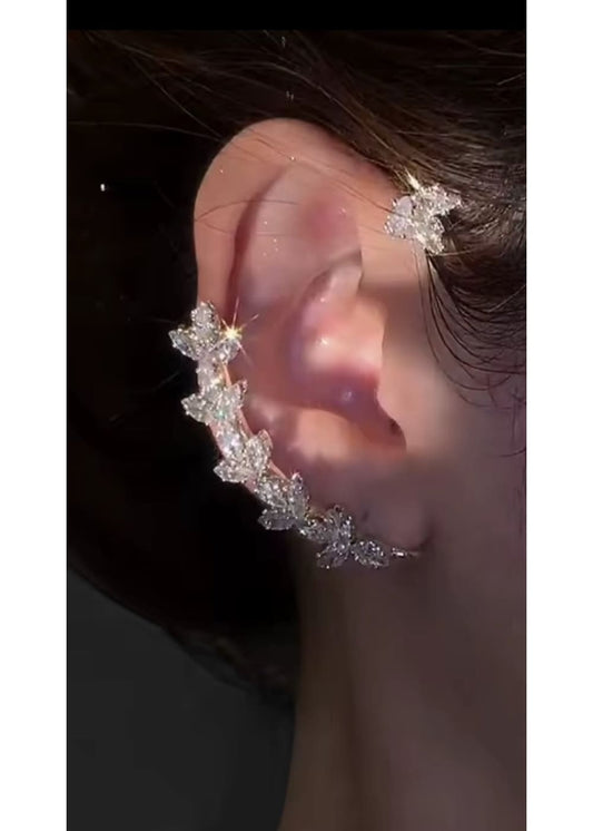 Korvakorut Juhla Ear cuff | Oikea hopea | Ear cuff korvakorut