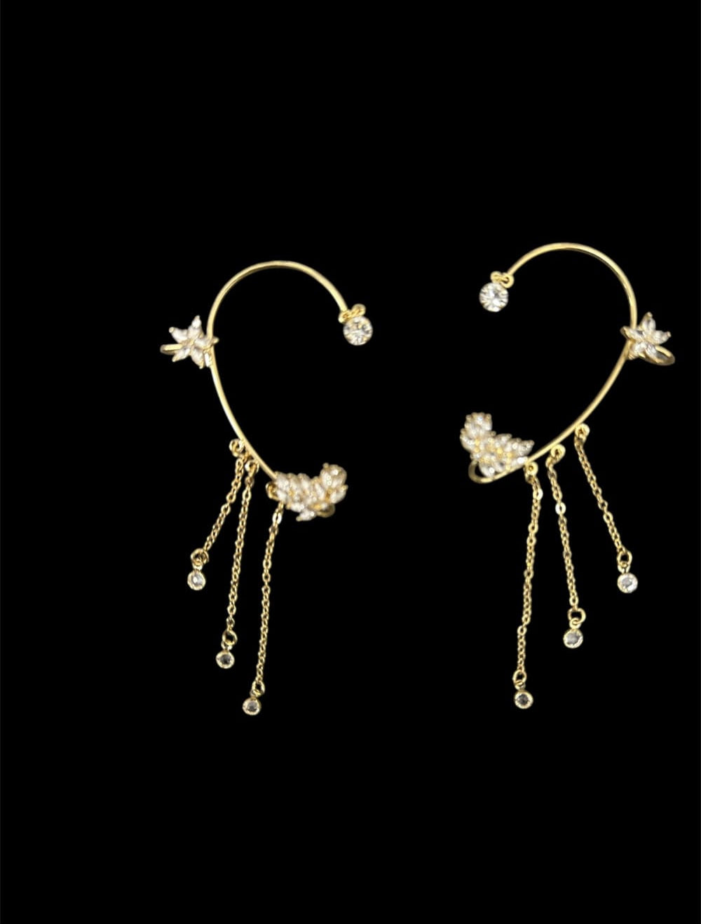 Korvakorut korukas ear-cuff | Kulta oikea | Ear-cuff korvakorut