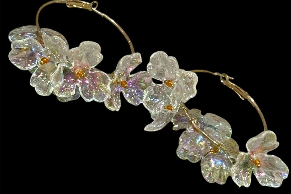 Korvakorut lasirengas | Korvakorut