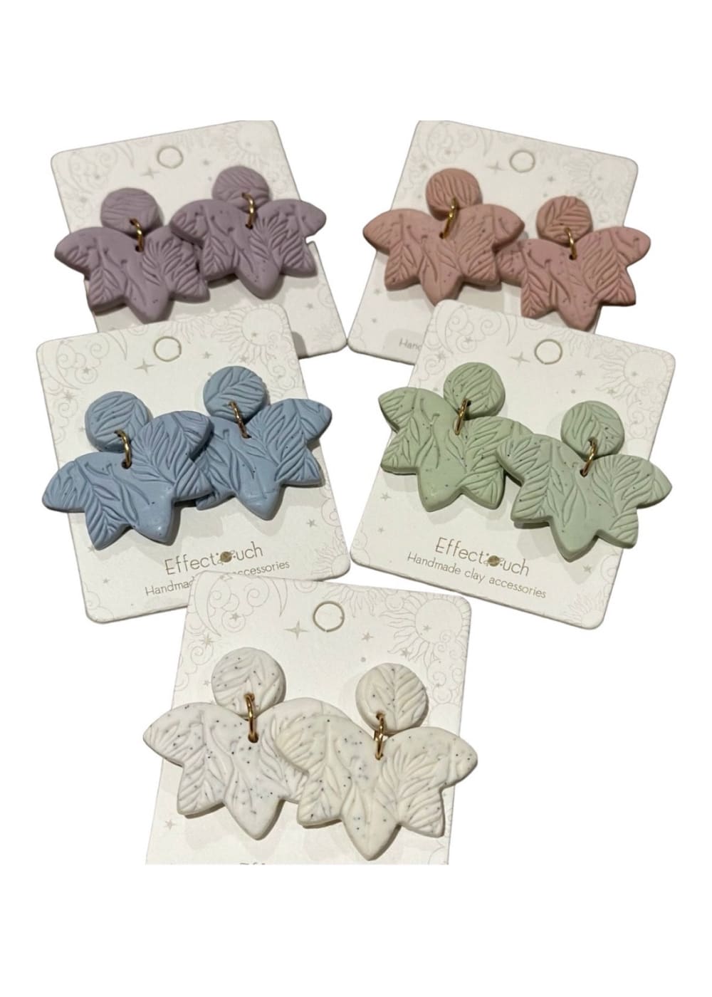 Korvakorut pastelli vaahtera | vaalean punainen | Korvakorut