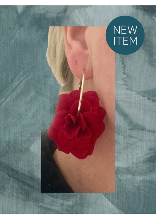 Korvakorut sametti ruusu | Korvakorut