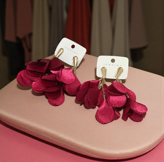 Korvakorut Satiiniruusuke | Korvakorut