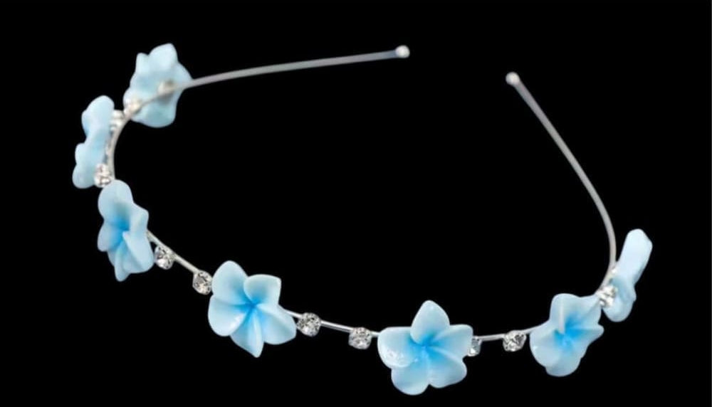 Kukkapanta kristalli sininen | Kukkapannat