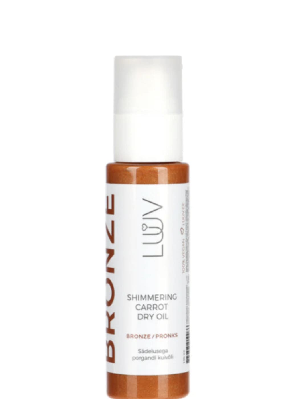LUUV Bronze Shimmering Dry Oil kuivaöljy 100 ml | ihonhoitotuotteet