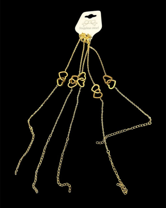 Nilkkaketju tai rannekoru sydänketju | Nilkkaketjut