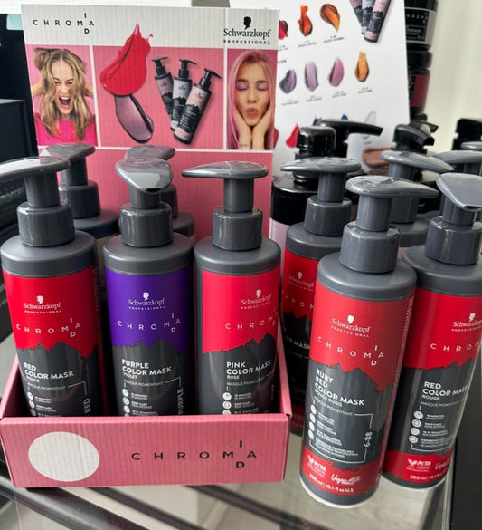 Schwarzkopf ID CHROMA suoraväri color mask 300ml | 6-88 Tummanpunainen | suoravärit