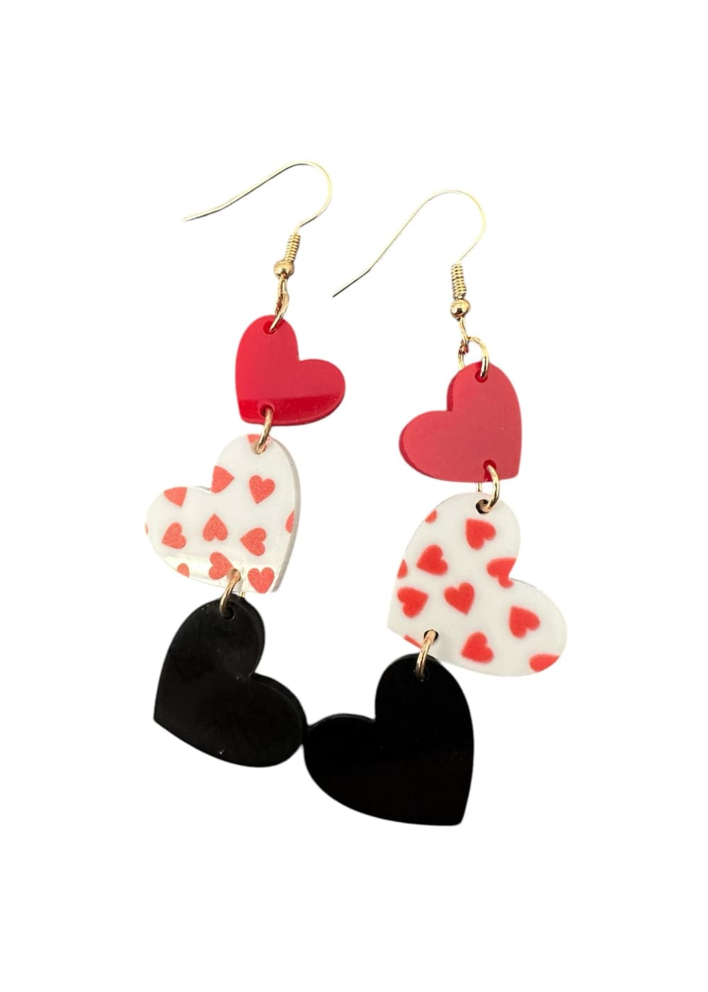 Sydänkorvakorut kolme sydäntä | Korvakorut