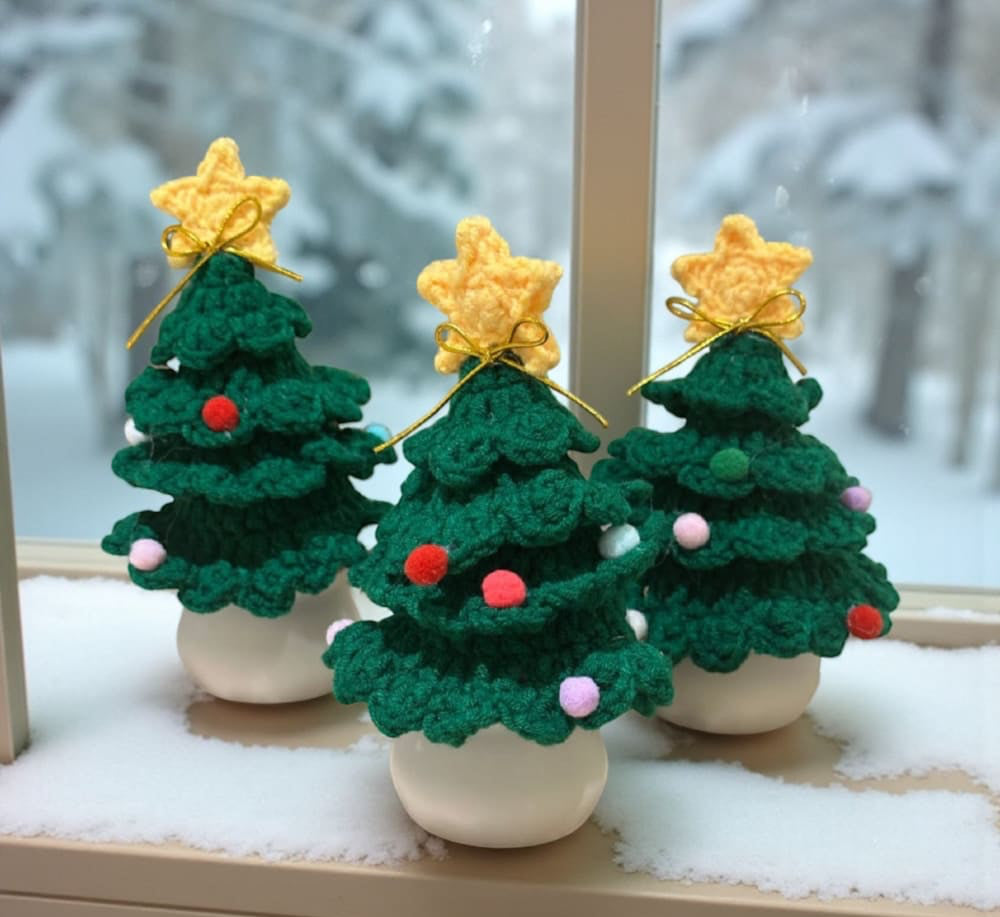 Virkattu Joulukuusi | Joulu