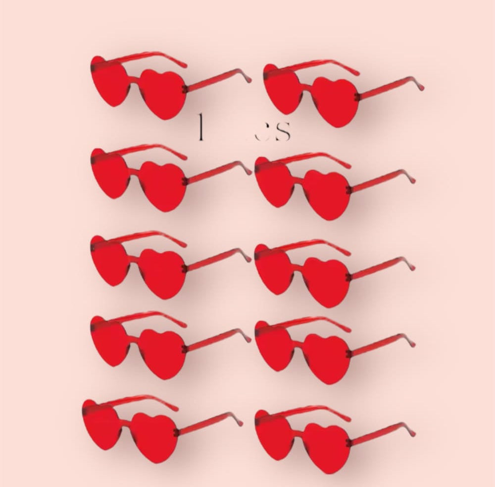 aurinkolasit sydän | punainen | aurinkolasit