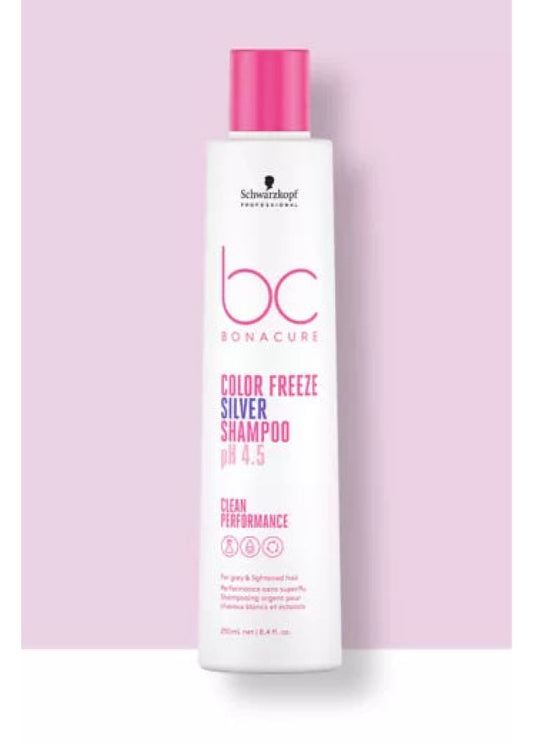 Bonacure Schwarzkopf Color Freeze Silver Shampoo | Shampoot ja hoitoaineet