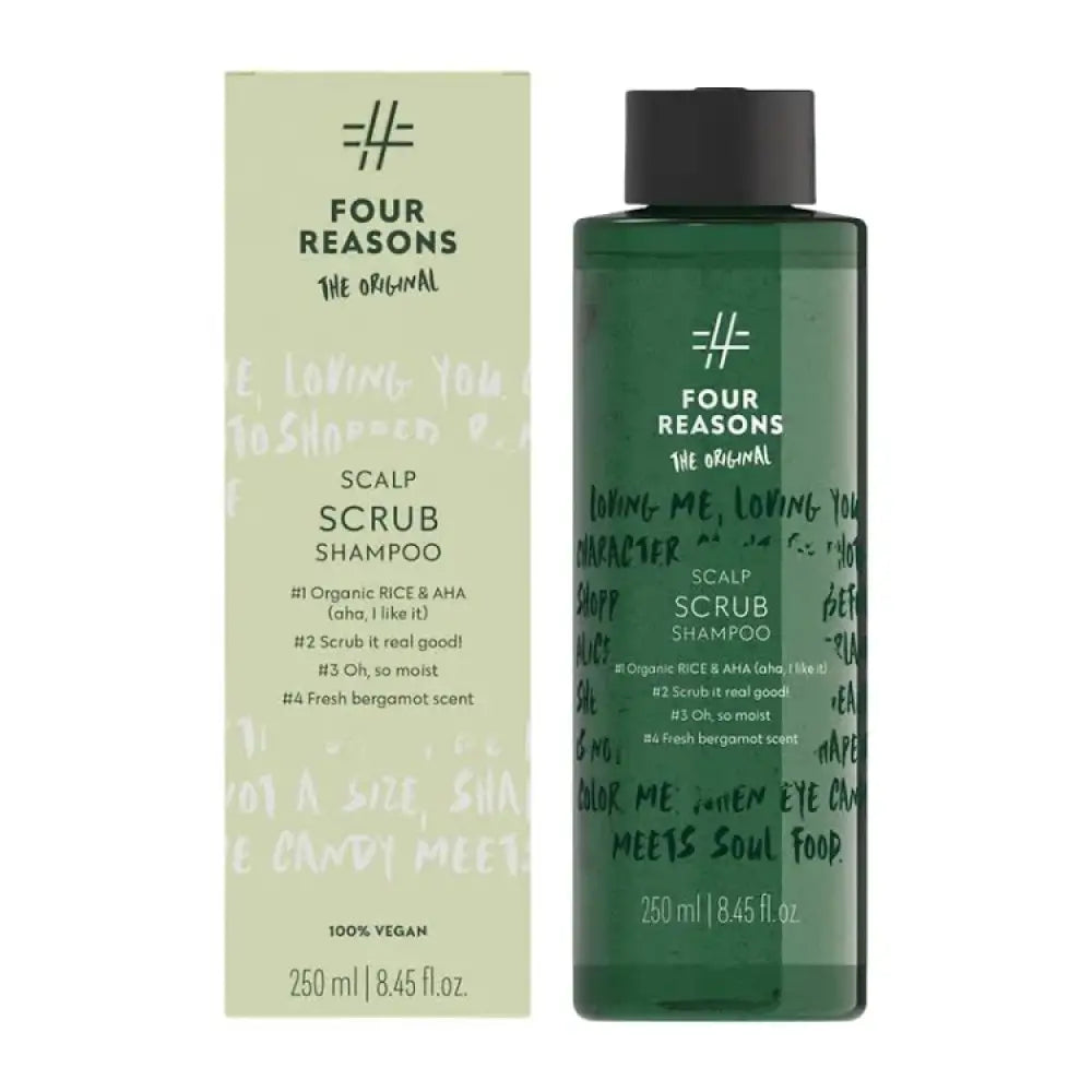 Four reasons original scalp scrub shampoo 250ml | Shampoot ja hoitoaineet