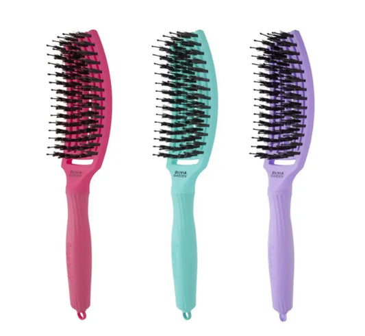 hiusharja Olivia Garden finger brush | Pink / vaaleanpunainen | Hiusharjat