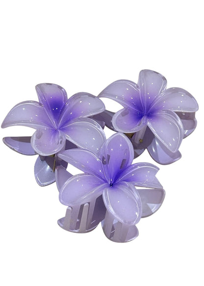 Hiusklipsi iso kukka | violetti | Hiuskorut ja koristeet