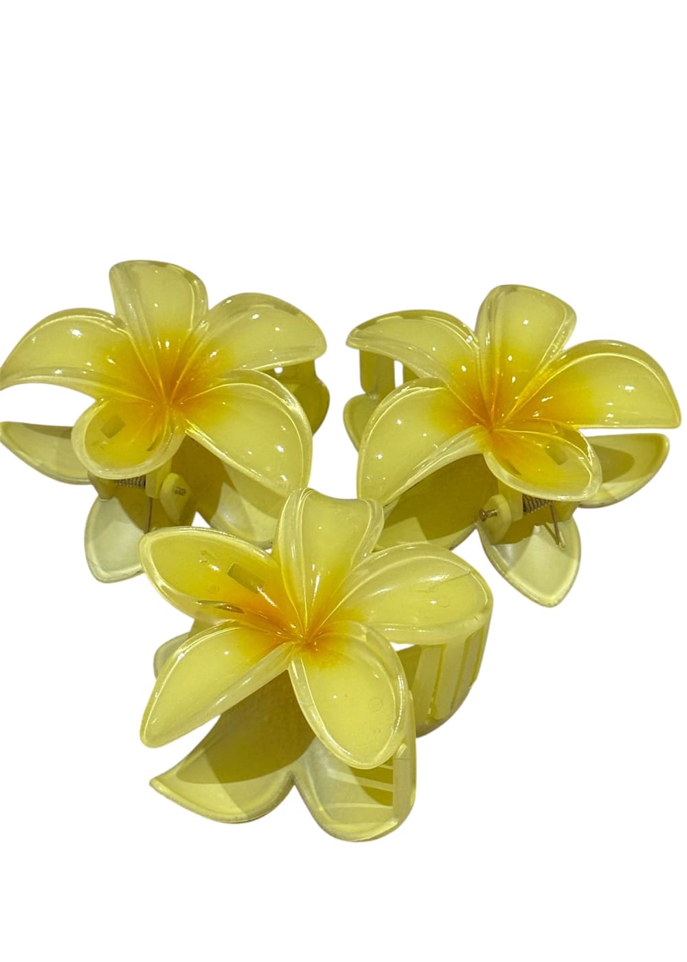 Hiusklipsi iso kukka | keltainen | Hiuskorut ja koristeet