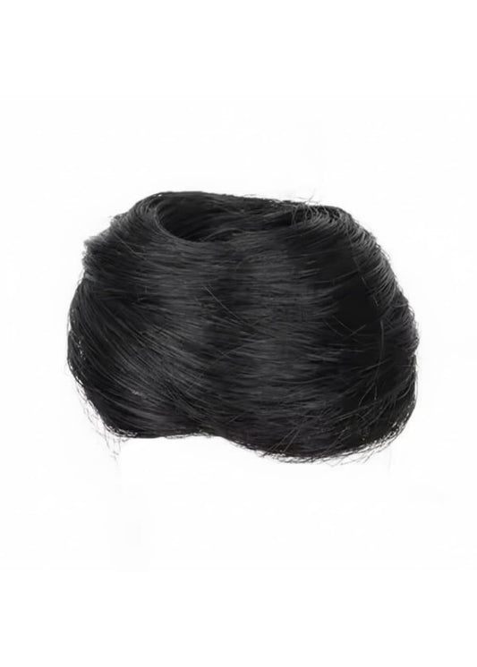 Hiuslisäke sileä nuttura/hiusdonitsi | Mustanruskea 2 tummuus | Hiuslisäkkeet