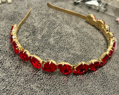 Hiuspanta punakivi | Hiuskorut ja koristeet