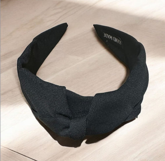 Hiuspanta solmutus musta | Hiuspannat