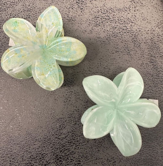 Iso kukkaklipsi minttu | Hiuskorut ja koristeet