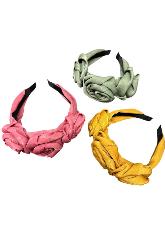 Kangas hiuspanta ruusu | vihreä | Hiuspannat