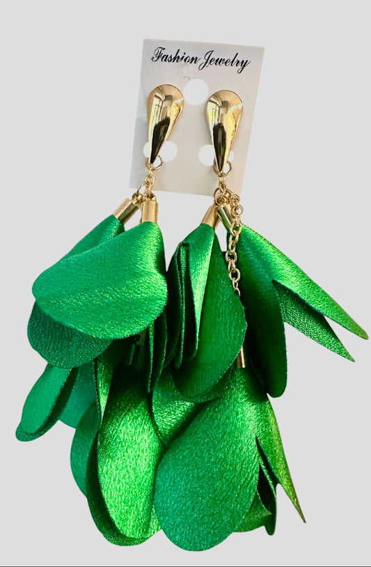 Kangaskorvakorut | Vihreä | Korvakorut