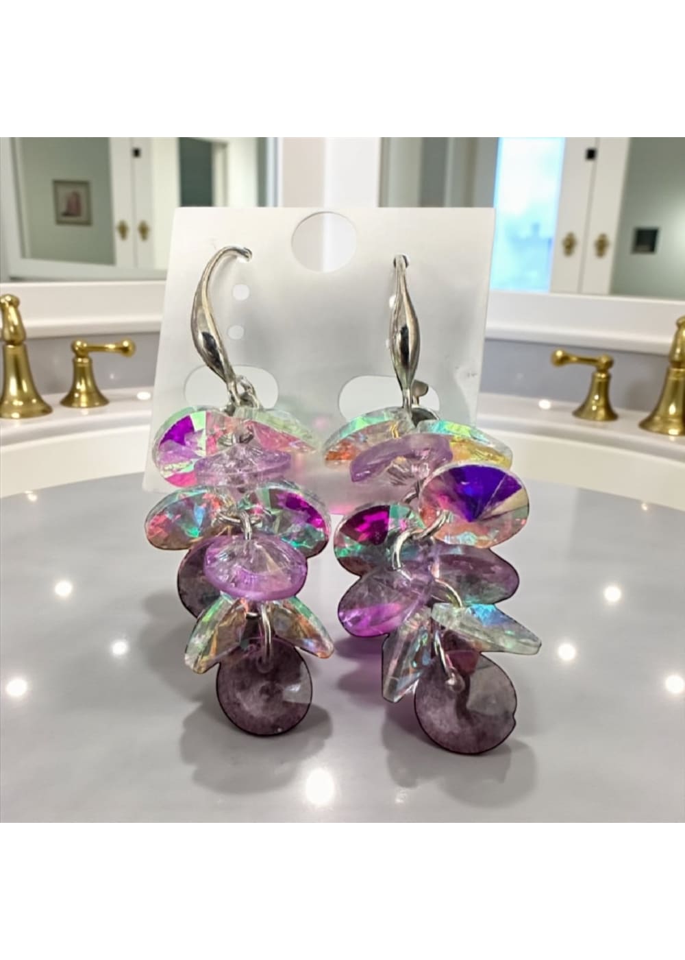 Kivikorvakorut marja | violetti | Korvakorut