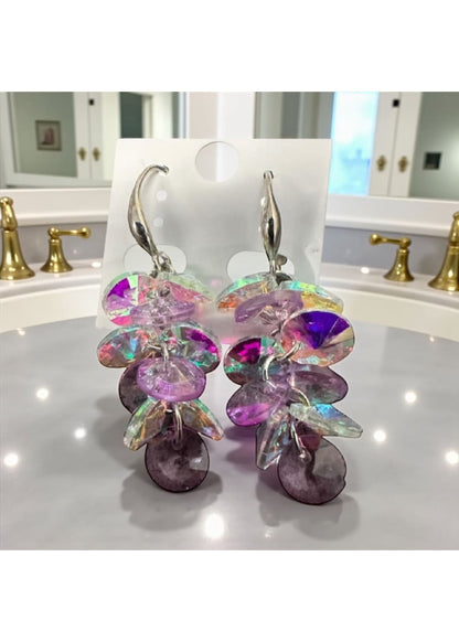 Kivikorvakorut marja | violetti | Korvakorut