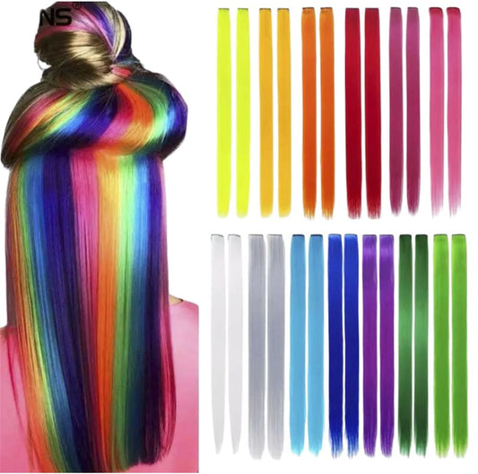 Klipsiraita värikäs | Hiuslisäkkeet
