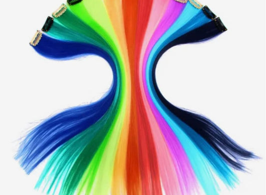 Klipsiraita värikäs | Hiuslisäkkeet