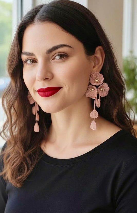 Korvakorut FLOW | Vaaleanpunainen | Korvakorut