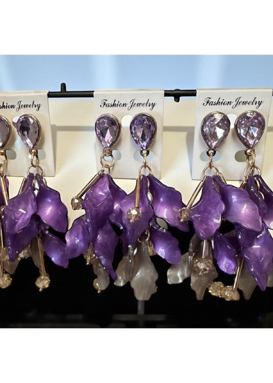 Korvakorut KAUNO | violetti | Korvakorut