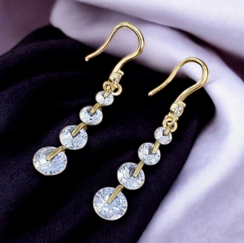 Korvakorut kristallinen | Kulta | Korvakorut