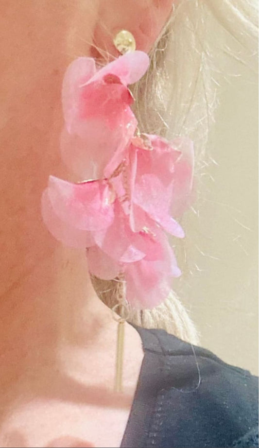 Korvakorut kukkaunelma | vaaleansininen | Korvakorut