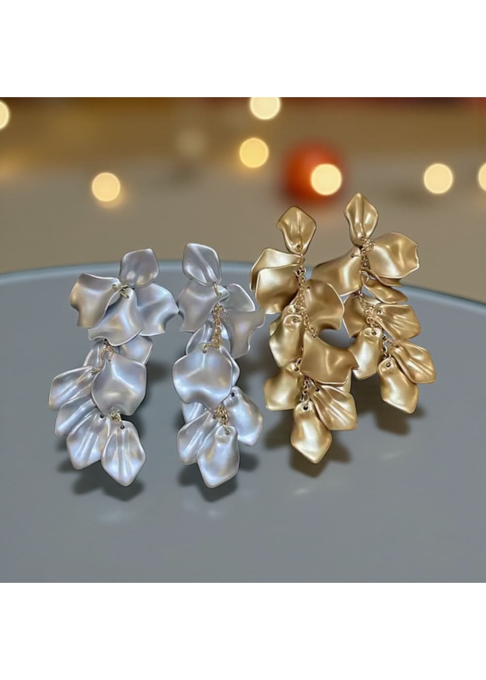 Korvakorut lehtevä | Hopea | Korvakorut