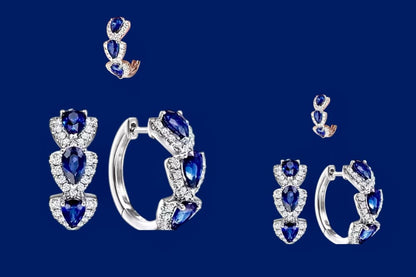 Korvakorut sinisydän | Korvakorut