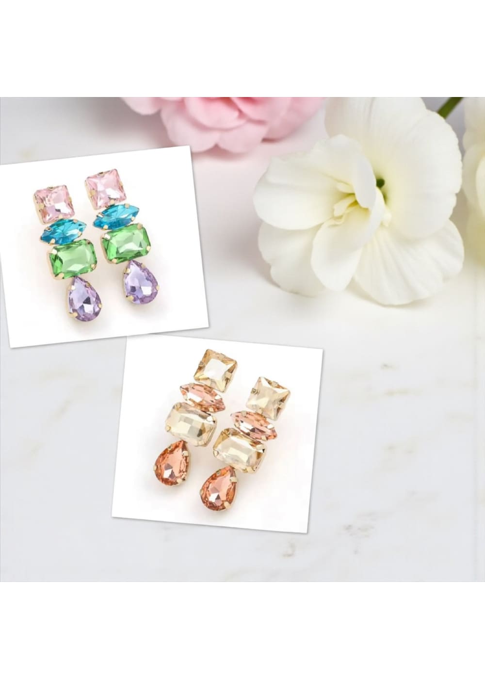 Korvakorut strassikivillä | Korvakorut